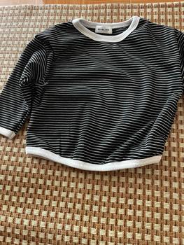 Product Review of Áo Kẻ Nỉ Cotton Cổ Viền 003 , Fom dáng rộng co dãn thoải mái 2023 from Q**h P**g 0