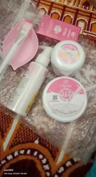 Product Review of Bundle Isi 5 Misonells Hb booster 250gr & Bleaching Licorice+Aha Bodyserum from M**u 1