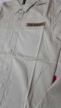 Product Review of Áo sơ mi kaki dài tay vicenzo Menswear 63372 from m**1 0
