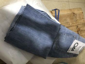 Product Review of Quần JEANS ống loe lai cắt 9 tấc rách xước cạp cao Pants Nữ Women Ong Denim quần lo from Á** N**t 1