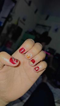 Product Review of (BANTING HARGA) PAKET (D) SUPER LENGKAP Professional Nail Art / ￼Alat kutek kuku nail art set Kutek Gel Lampu Kuku UV 48Watt / PAKET LENGKAP USAHA NAILART from o**💜 2