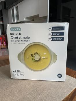 Product Review of INOCHI -  Nồi Vân Đá Chống Dính Đáy Từ Cao Cấp, Dùng Mọi Loại Bếp, Dung Tích 10L from V**m 3
