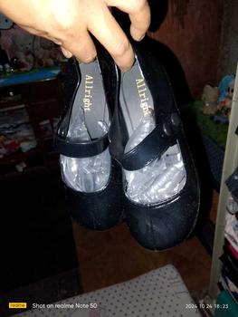 Product Review of New Style Kids Black Shoes Heels Fashion Shoes For Girls from M**4 1