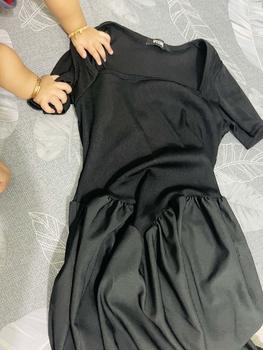 Product Review of TT108 Váy cổ vuông phối thô cộc tay vạt v váy xinh dễ thương Đầm Nữ Dress Women Kem Voan from M** T**n 1