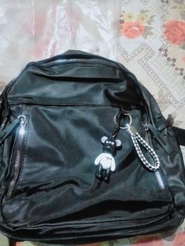 Product Review of MC #803 Korean Fashion Waterproof Backpack with Bear Keychain from 너**다 0