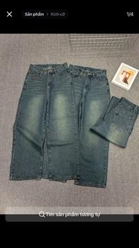 Product Review of ( NẤM LÙN 38 - 69 KG )QUẦN JEAN SUÔNG NỮ LƯNG CAO WASH THỜI TRANG,CHẤT JEAN DÀY MỀM MS 201 from T**h H**u 0