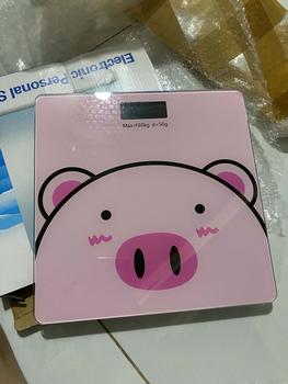 Product Review of Cân HEO Hồng Kute -  Dày 5mm -Mặt kính cường lực - Tối Đa 180kg. Theo dõi sức khỏe gia đình. from P**g T**9 0