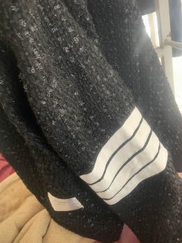 Product Review of áo bomber nam , nữ dạ kim tuyến 2 lớp 4 vạch tay có size từ 38-70kg from F**G T**🦂 1