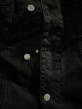 Product Review of FABULOUS Set Denim Gồm Áo Khoác Jean Form Unisex Và Quần Ống Rộng , Màu Đen/ Xám Cement Menswear Ong Có Túi from t**_ 0