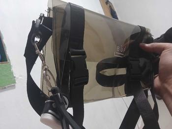 Product Review of Ulzzang Korean Fashion Pvc Waterproof Men  Shoulder  Crossbdoy  Messenger  for Men transparent sling bag transparent  bags  men from J**o 1