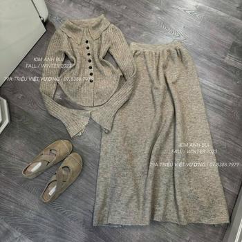 Product Review of Bộ Tiểu Thư Cổ Nhọn Bèo Ren Vải Đũi Kẽ Nữ Women Quần Ngủ 40-58kg Top Nhung from t** h**n m** 0