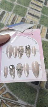 Product Review of Mã D006 - Nailbox Thiết Kế Thủ Công French Mắt Mèo (kèm bộ dụng cụ). from N**c Á**8 0