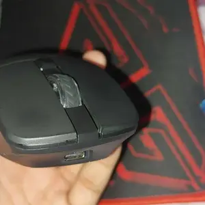 MOFii Mouse Wireless Gaming Rechargeable Baterai Type-C Fast Charging 1600DPI RGB Light P6