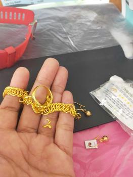 Product Review of Gelang Rantai Bisa Di Sepuh Perhiasan Emas Bracelets from i**a 0