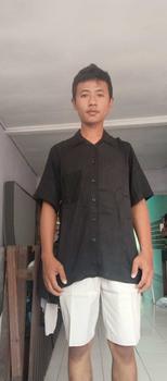 Product Review of Kemeja pendek Rayon Polos Premium (Brandsurf), Bahan Katun Rayon Premium adem dan flowi, Model Lengan Pendek, Size M,L,XL,XXL from V**e 0