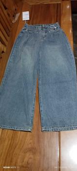 Product Review of Quần Jeans  Suông Nữ Xếp Ly Hai Cạp Kép Phối Túi Trước Chất Jeans Đẹp Pants Women from T**y t**i t**g x**h 0