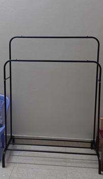 Product Review of Giá phơi quần áo hai tầng đa năng, hai thanh treo chịu lực tốt, chất liệu kim loại chắc chắn, giá đựng giày và giá treo quần áo đa năng tiện lợi, lắp ráp đơn giản, tiện lợi from l**9 0