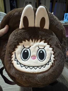Product Review of 2024 hot-selling models in autumn/winter fashion silky plush girl's cartoon Labubu backpack doll cute lightweight handbag various styles gift for students from M**e 0