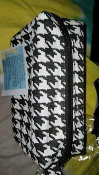 Product Review of Pouch Kanvas Kotak Pouch Make Up Bisa Untuk Souvenir 18x9x7cm from ** 0