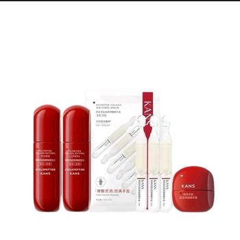 Product Review of Set Dùng Thử Bộ KANS Đỏ Collagen Dưỡng Ẩm Căng Bóng & Mềm Mịn Da: Toner + Lotion 20ml + Serum 5,4ml + Dưỡng 10g from N**n K**h 0