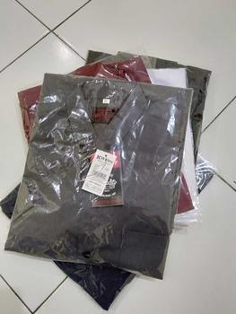 Product Review of PAKET 5 PCS KEMEJA PRIA POLOS LENGAN PENDEK SLIMFIT KATUN PREMIUM from M**p 0