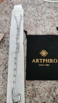 Product Review of ARTPHRO สร้อยคอรูปสี่เหลี่ยม เหล็กไททาเนียม ผู้ชาย ดีไซน์มินิมอล from เ**ด 0
