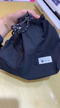 Product Review of Fertig - Envy Black - Tas Serut 2 In 1 Slingbag Clutch bag - Dumpling Bag Wanita Kanvas -Tas Selempang Wanita from K** 0