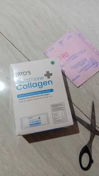 Product Review of Erto's Glutathione Collagen Drink / Minuman Kolagen / Kolagen Ikan / Kolagen Alami / Glowing / Brightening / Untuk Semua Jenis Kulit / Collagen Drink / Minuman Collagen Rasa Strawberry / Whitening Booster Fish from K**e U**i 2
