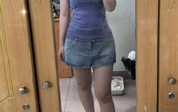 Product Review of Quần Váy Jeans Dáng Chữ A Bigsize Quần Váy Jeans Dành Cho Người Béo Mập from Y**g 0