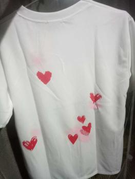 Product Review of Áo Thun Simonc Lovely tee hình trái tim vải Poly mịn thun 36% cotton form rộng Nam Nữ Unisex Tay Lỡ Áo Gril Phố Top Cổ Tròn from c**t l**u b** g** 1