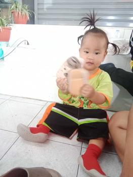 Product Review of Babyonline(X127)2S6 รองเท้าหุ้มข้อสำหรับเด็กหัดวัยเดิน ข้อสั้น ใส่สบาย พื้นยางกันลื่น from M** M** 2