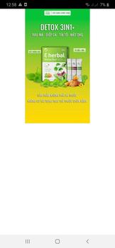 Product Review of Bột Rau má sấy thăng hoa Eherbal (15 gói/Hộp) from H**g 0