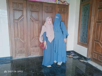 Product Review of gamis syari set YUMNA byresvy_collection mewah elegant simple from S**m 1