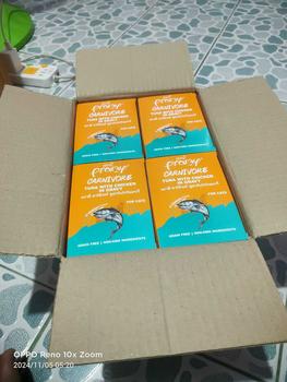 Product Review of [ยกลัง 48 ซอง] Pramy Carnivore พรามี่ อาหารเปียกแมว อาหารแมว แมวโต โปรตีนสูง เสริมกล้าม สูตร ปลา กุ้ง ไก่ เยลลี่ เกรวี่ from ไ** 0