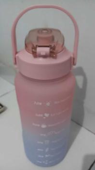 Product Review of BOTOL MINUM KEKINIAN 2 LITER 2000ML  BOTOL MINUM TRANSPARAN KOREA BOTOL AIR MINUM MOTIVASI JEPALO MAKASSAR Minuman Putih from 😻** إ**😻 0