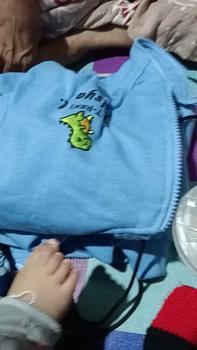 Product Review of JAKET ANAK LAKI LAKI JAKET SLETING ZIPPER RESLETING COWOK SWEATER HOODIE COWO BORDIR TIREX DINOSAURUS LUCU Fashion from u**8 0