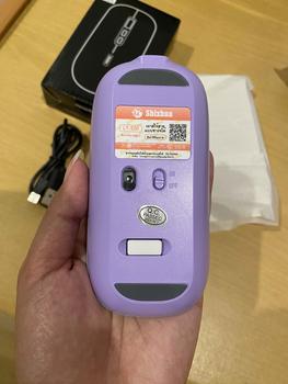 Product Review of 【Shizhua ของแท้】เมาส์ไร้สาย Mi (มีแบตในตัว) (ปุ่มเงียบ) (มีปุ่มปรับความไวเมาส์ DPI 1000-1600) มี (Premium Optical Light ใช้งานได้เกือบทุกสภาพผิว) Rechargeable Wireless mouse for laptop / computer /800/1200/1600dpi for laptop / computer mouse # A-041 from T** T** 1