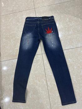Product Review of Quần jean nam boy phố thêu lá phong đỏ bản 4 cúc HOT NEW Menswear Pants from T**n 0