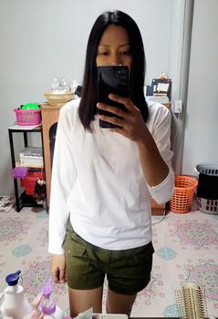 Product Review of 006 เสื้อยืดแขนยาว ไซร์ 2 ผ้าCotton supersofeมูจิ from H**5 2