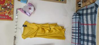 Product Review of [MIỄN SHIP] MDU3502 Váy Lụa Twist Satin 2 Lớp - Đường Cong Mềm Mại Dành Cho Nữ Women Dress Lịch from N**@ 0