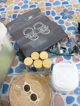 Product Review of กระดาษรองอบ แผ่นรองหม้อทอดไร้น้ำมัน (แพ็ค 30/50/100ชิ้น) แผ่นรองหม้อทอด แบบใช้แล้วทิ้ง กันน้ำ กันน้ำมัน ไม่ติด-348 from V**2 0