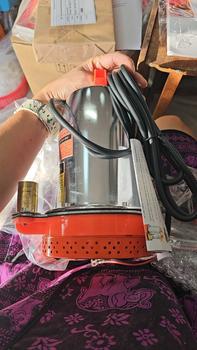 Product Review of SHINING ปั๊มจุ่ม DC 12V 300W มอเตอร์ทองแดงบริสุทธิ์ แรงดันสูง ใช้แบตเตอรรี่ สายไฟ 1.2 เมตร พร้อมคีบแบตเตอรี่ ปั๊มน้ำ ปั๊ม บาดาล ปั๊มจุ่ม ปั๊มแช่ from ค**ย พ**6 1