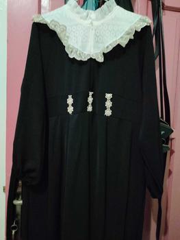 Product Review of Gamis Renda sweet lengan panjang model fashion wanita muslim modem terbaru new arrival model kekinian kombinasi brukat from b**a s**a 0