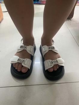 Product Review of Sandan MIU cho bé gái quai da mềm đế caosu dẻo đi học đi chơi đi hằng ngày size 26-36 hai màu  mã 203 Mùa hè Dép xăng đan from 👑**m S**👑 0