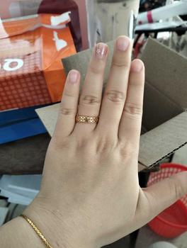 Product Review of A1 Nhẫn kim tiền trơn tài lộc trơn đơn giản from B**n x**🍀 0