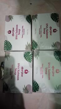 Product Review of [2 PCS ]SABUN GLOWING DNA SALMON AFEELGLOW Soap from m**🥰 3