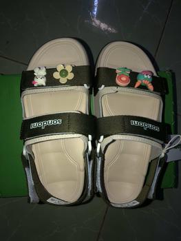 Product Review of Giày Sandal Nữ Quai Ngang Đế Êm Chống Trơn, Dây Dù, Màu Xanh Rêu Size 36-40 - Sandani Quai Hậu depnuhottrend 2025 DéP Shoes from N**h 2
