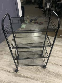 Product Review of Xe đẩy/Xe để đồ 3 tầng khay lưới thế hệ mới, kệ đa năng có bánh xe - di chuyển dễ dàng - chịu lực tốt. from N**n T** P**g 0