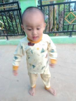 Product Review of V004 VELVET JUNIOR Setelan Baju Oblong Panjang Stelan Katun Celana Anak Perempuan Laki Laki from F**7 0