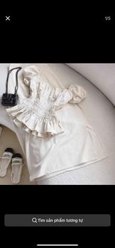 Product Review of Sét áo dún ngực và chân váy dài xẻ tà Linen có Bigsize L008 from M** i** N**🏻 0
